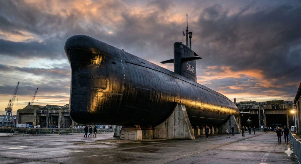 Activité insolite visite sous-marin Lorient La Base